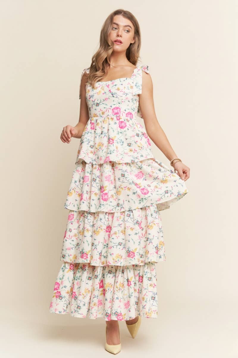 Nancy Tiered Maxi Dress