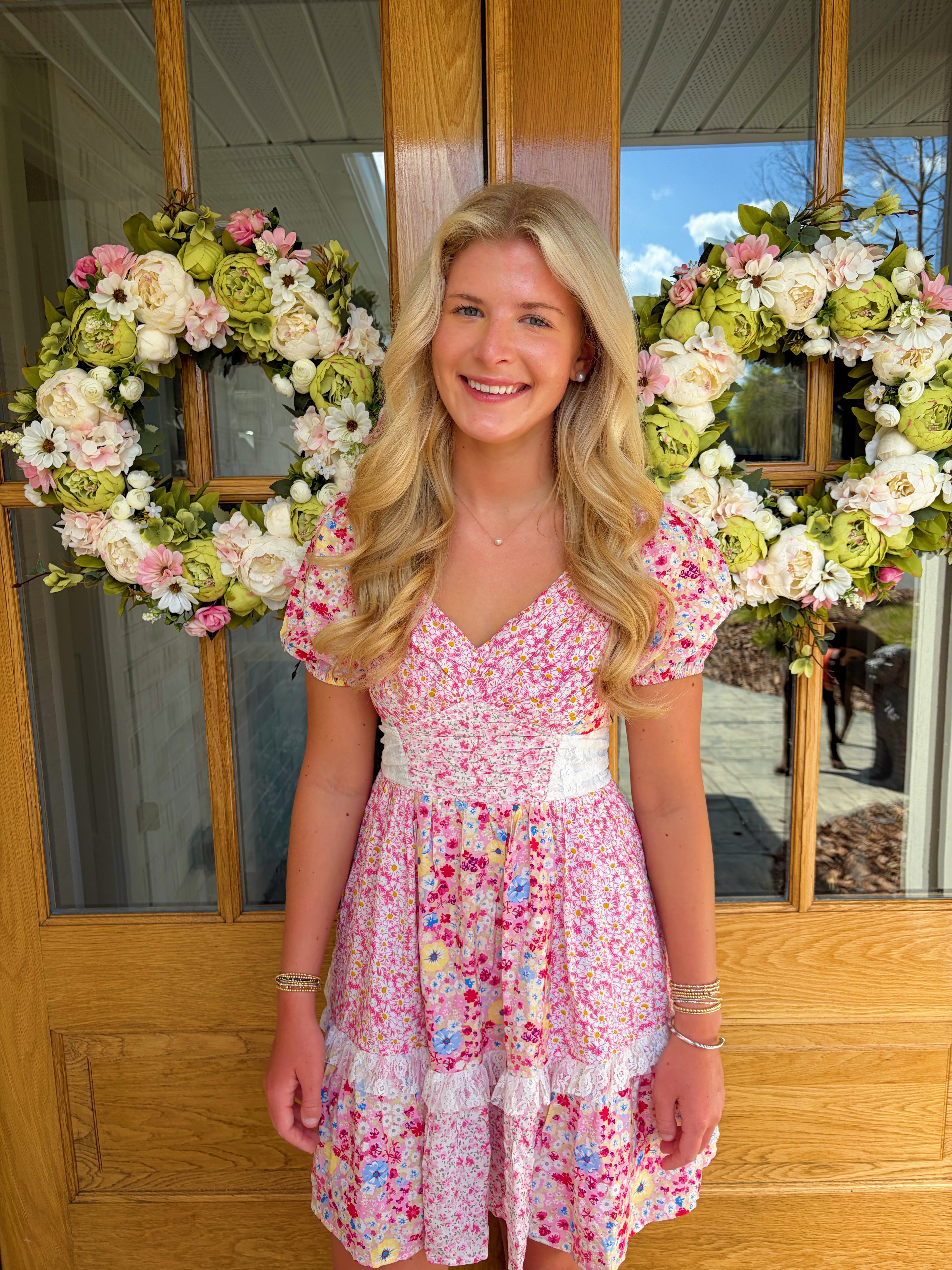 Marie Floral Mini Dress