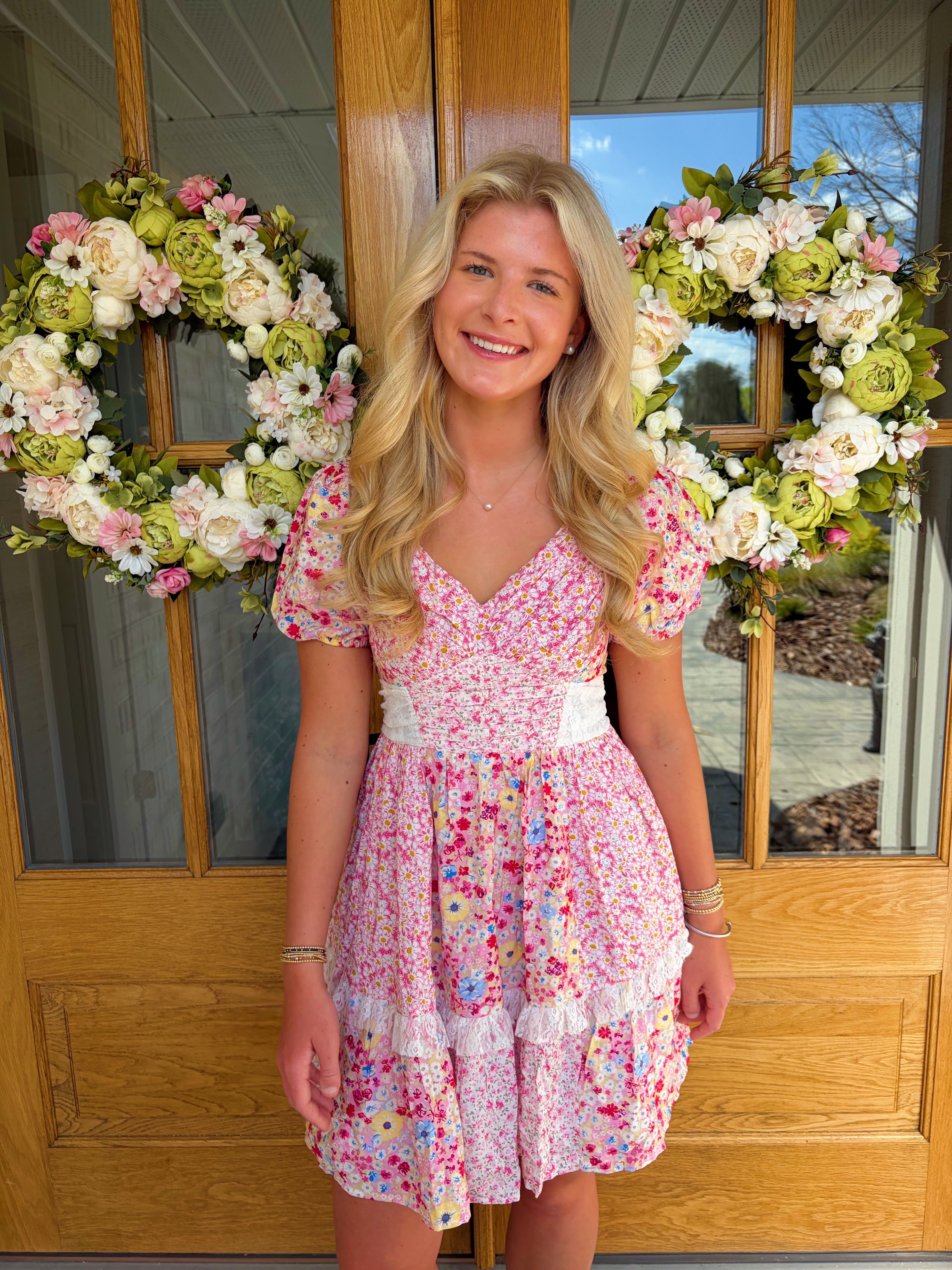 Marie Floral Mini Dress