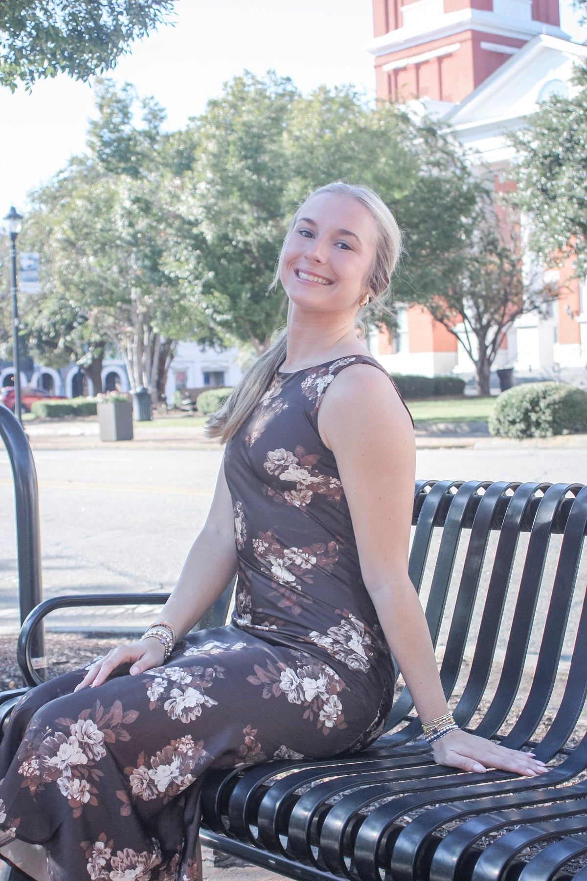 Harriet Floral Sleeveless Maxi Dress