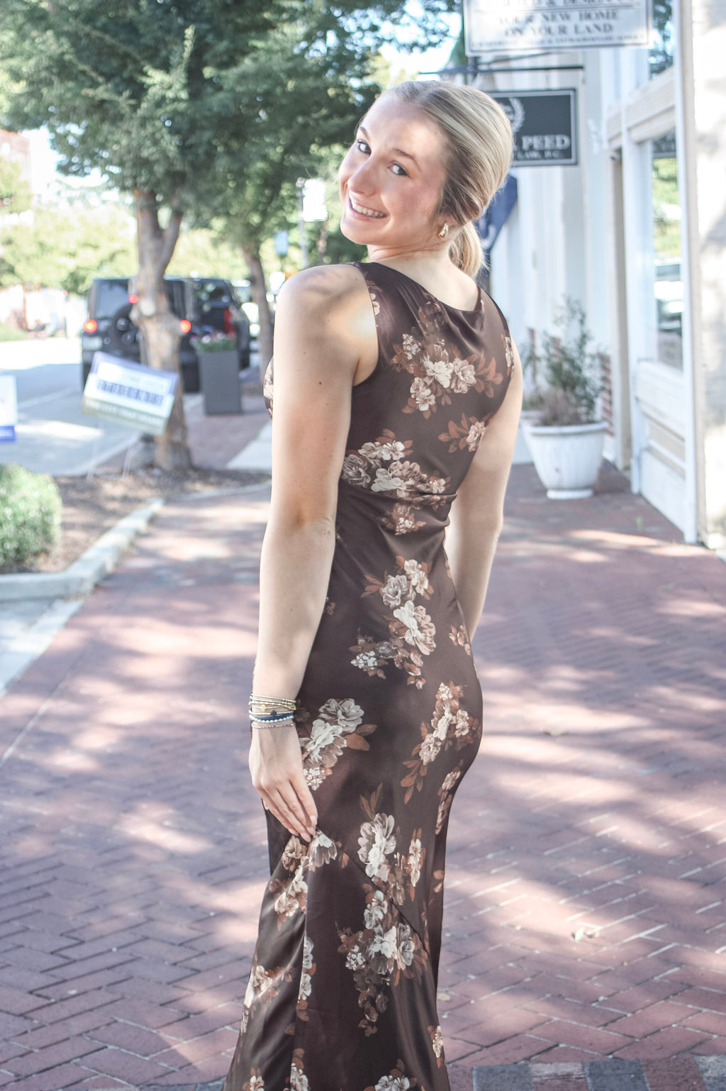 Harriet Floral Sleeveless Maxi Dress