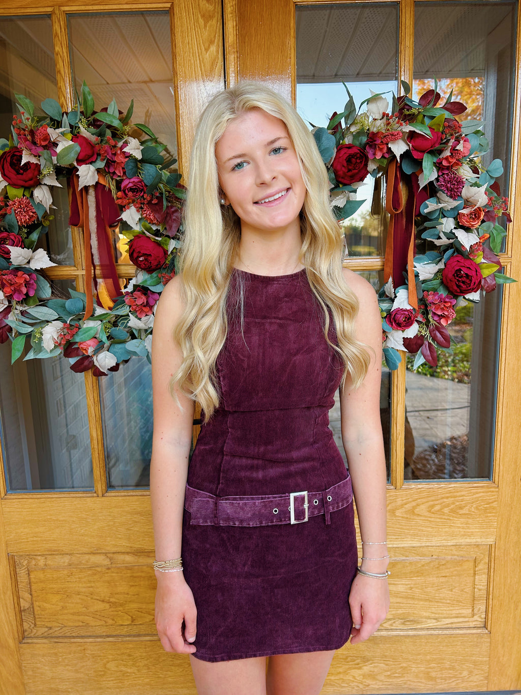 Rose Sleeveless Mini Dress