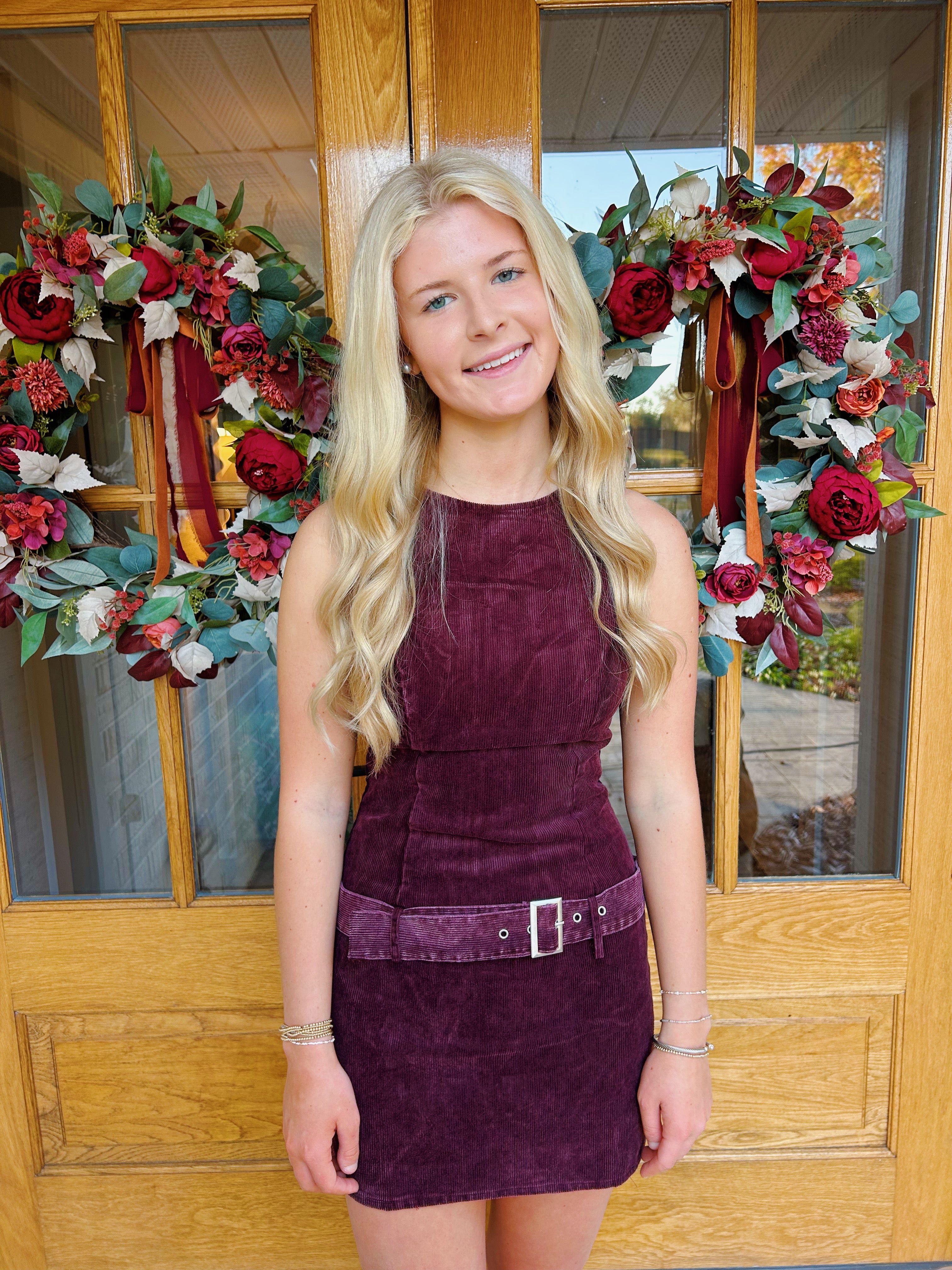 Rose Sleeveless Mini Dress