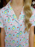 Fruit Ruffle Hem PJs