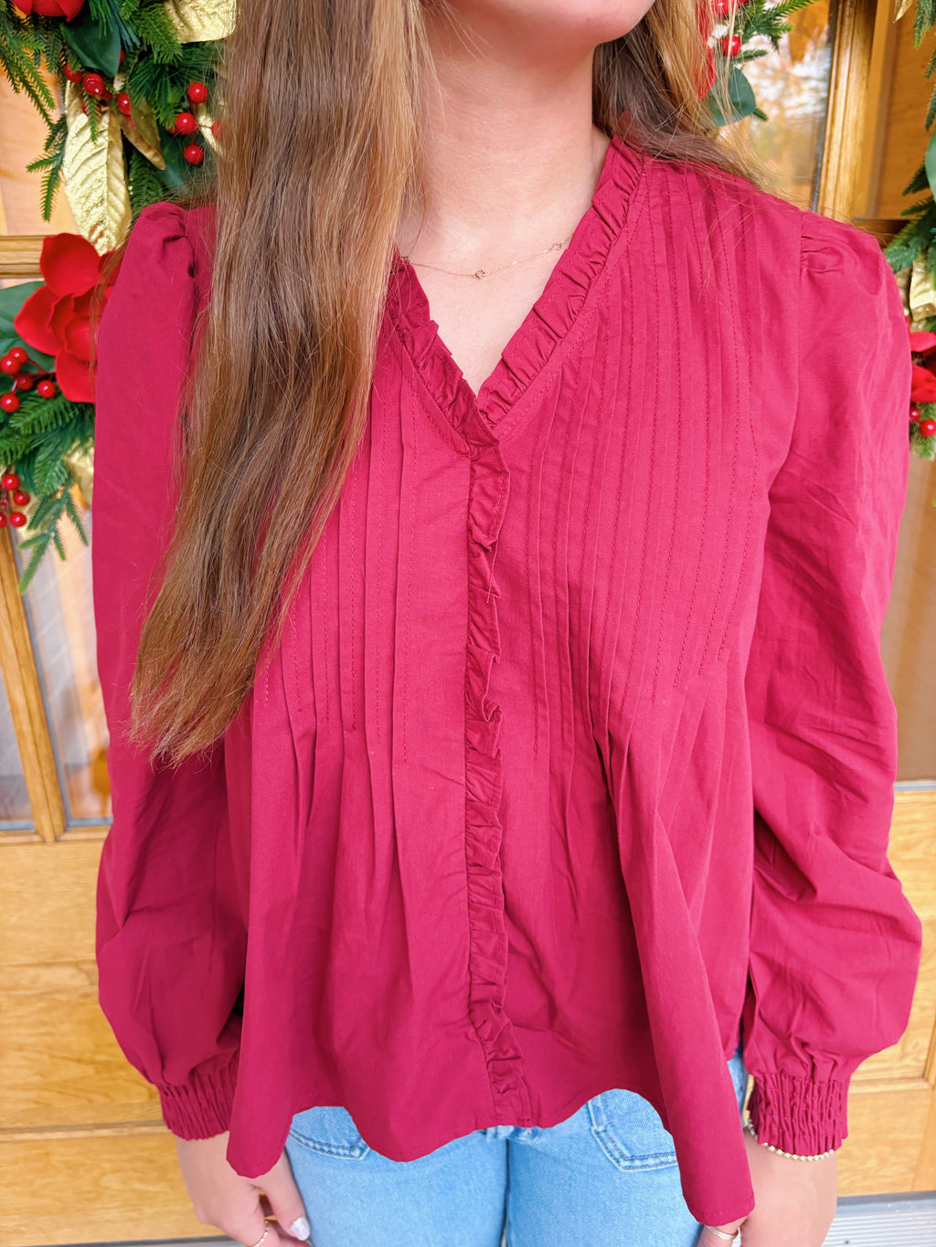 Lena Button Down Blouse