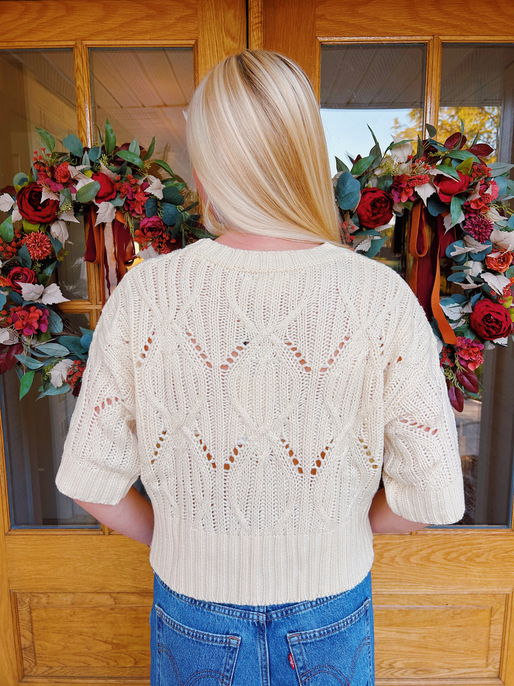 Jennie Short Sleeve Sweater Top