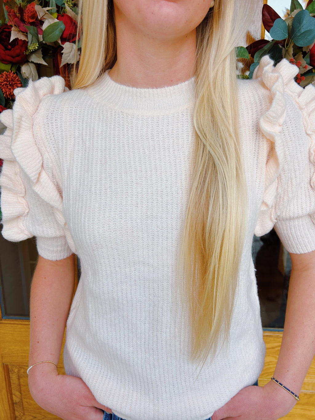 Hattie Short Sleeve Sweater