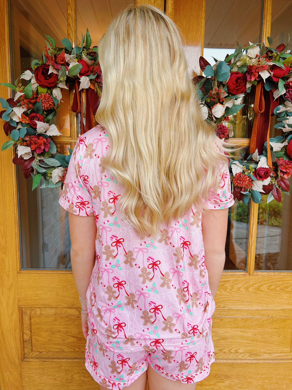 Gingerbread Bows - Christmas PJs