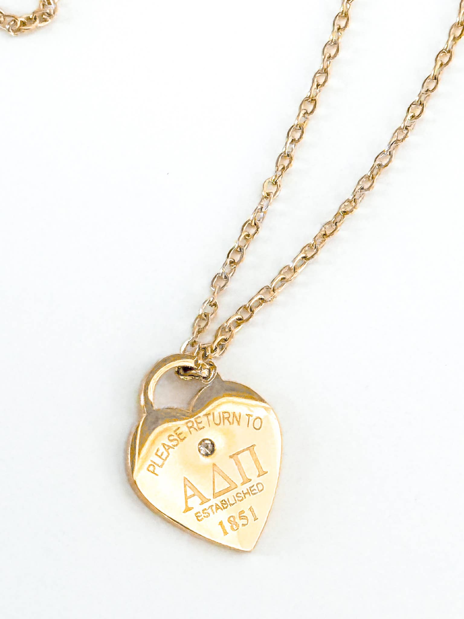 Please Return Sorority Necklace