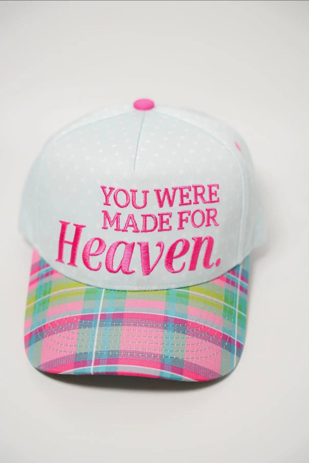 You Were Made For Heaven Canvas Cap