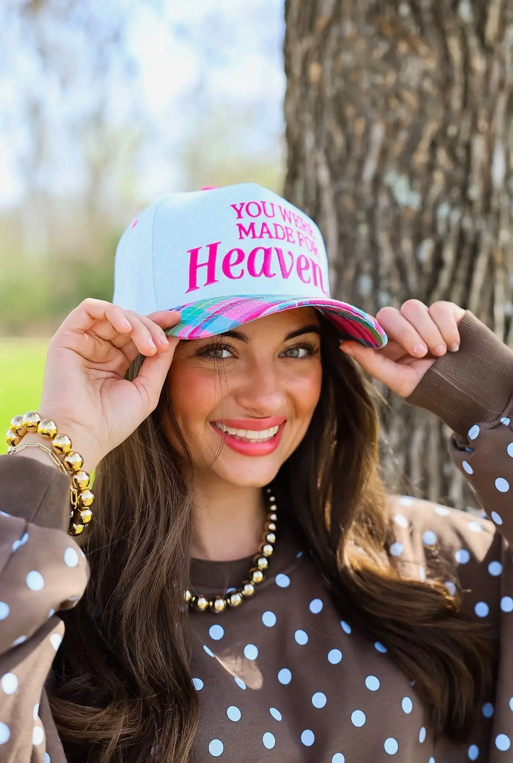 You Were Made For Heaven Canvas Cap