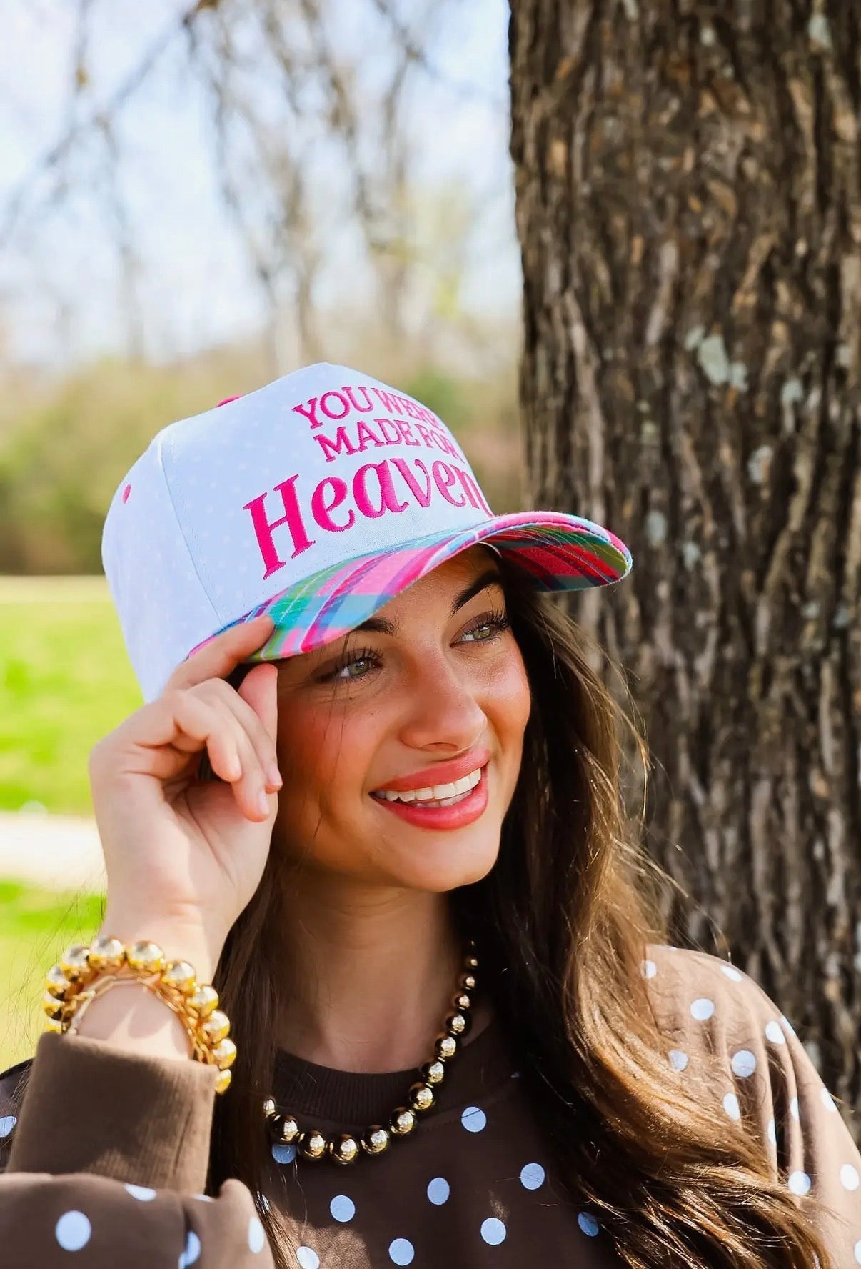 You Were Made For Heaven Canvas Cap