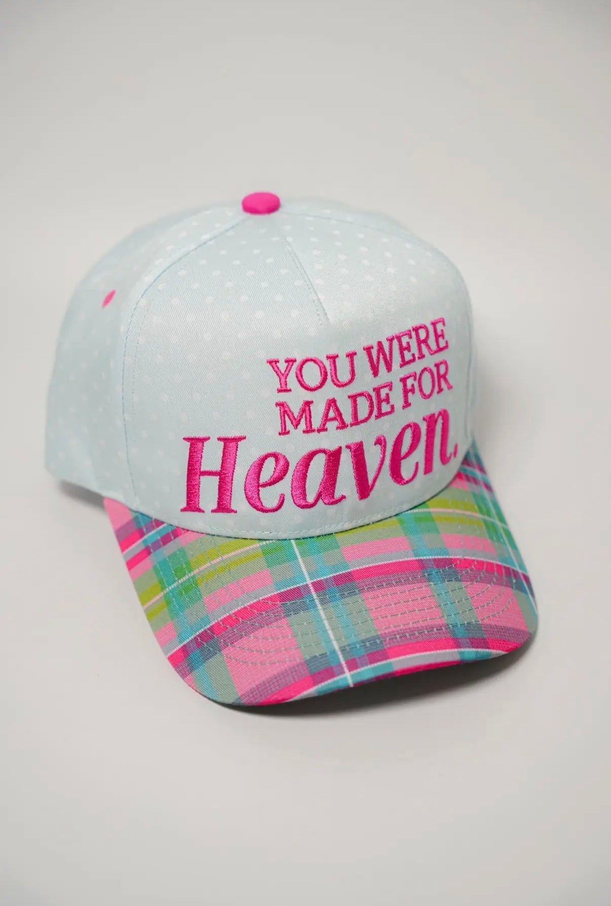 You Were Made For Heaven Canvas Cap