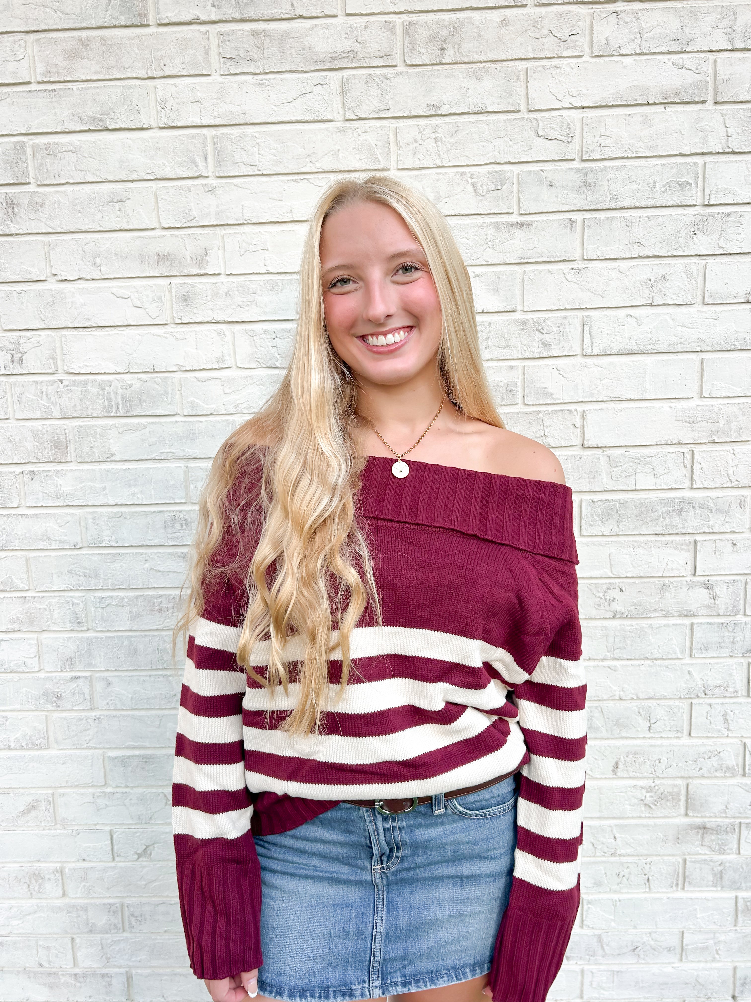 Laura Off Shoulder Sweater