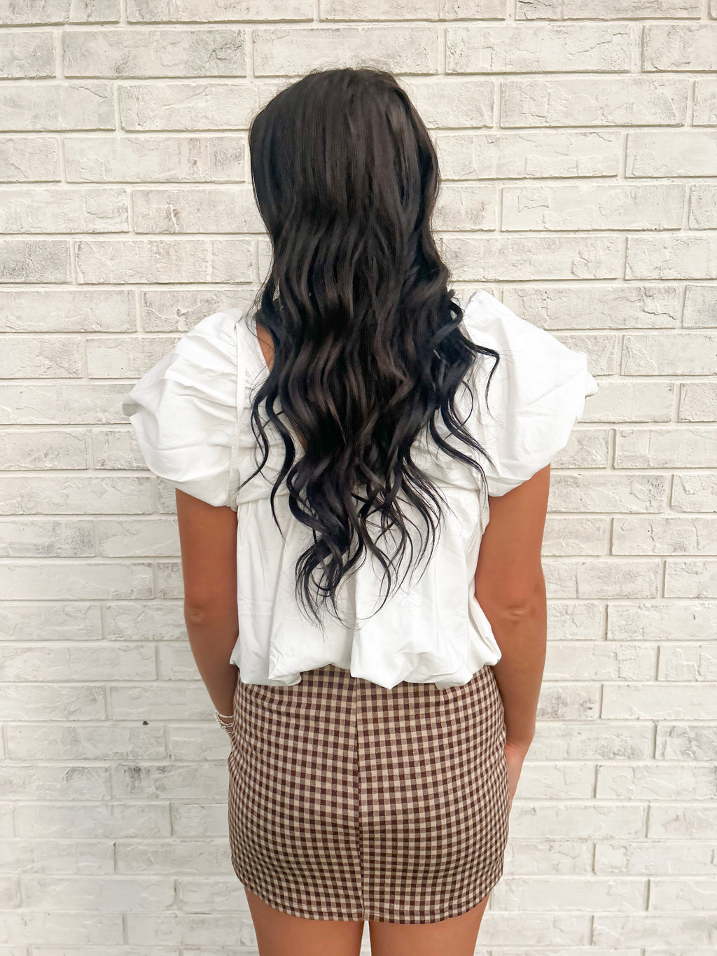 Florence Gingham Mini Skort