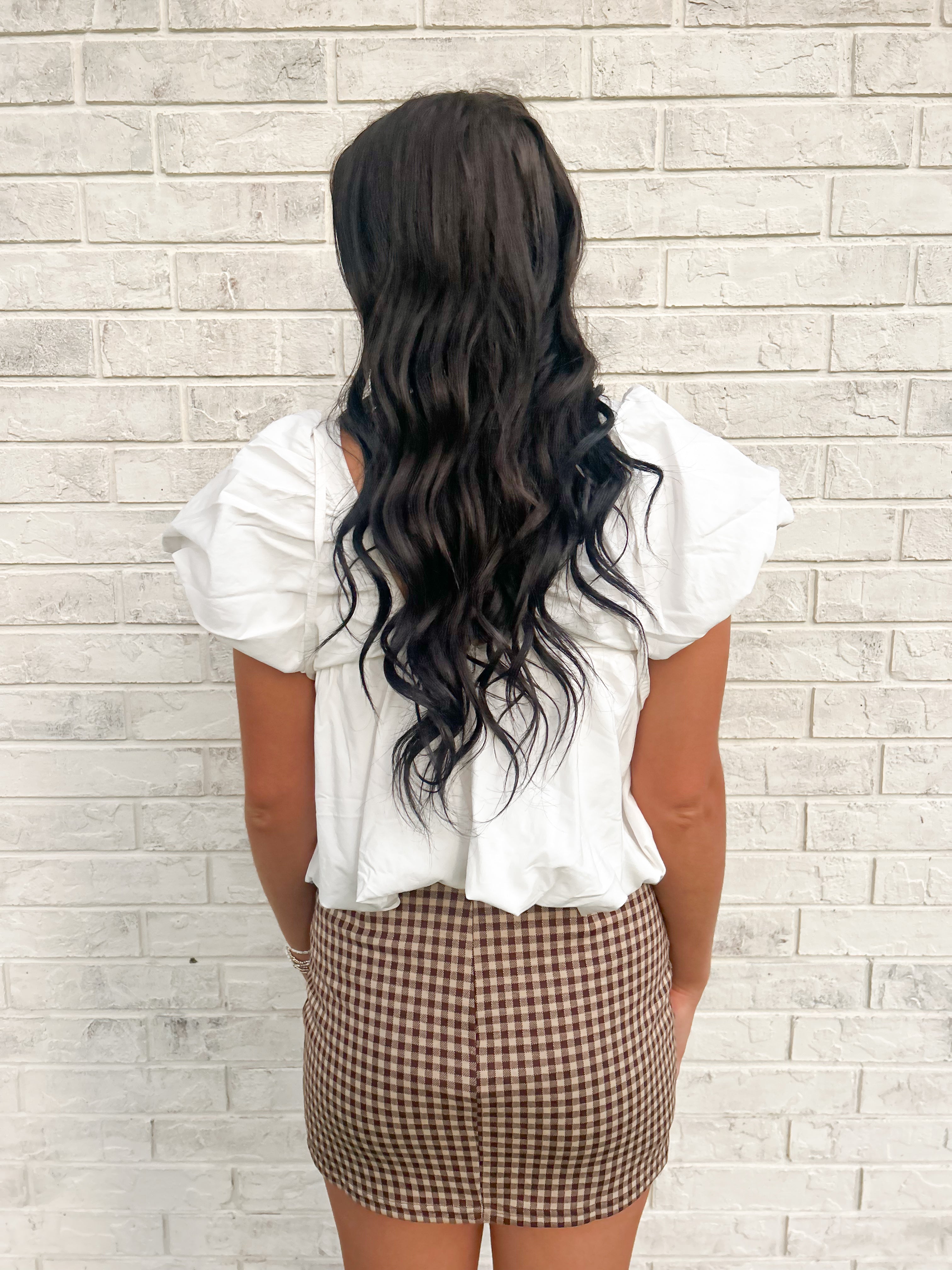 Florence Gingham Mini Skort